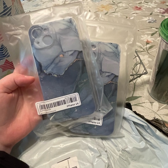 Blue Marble Pattern Phone case - Picture 4 of 4